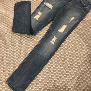 Seven for all mankind “Roxanne” torn jean
